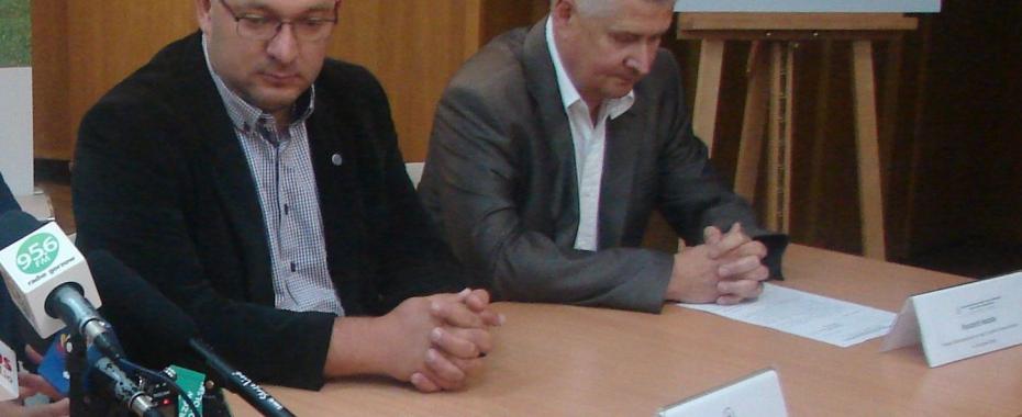 Robert Gałązkowski (z lewej), dyrektor LPR