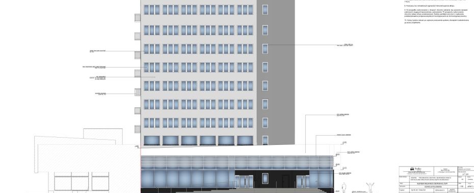 Projekt przebudowy biurowca dawnej Przemysłówki