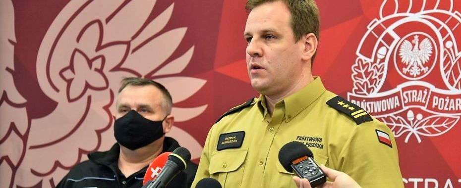 st. bryg. Patryk Maruszak, komendant wojewódzki PSP