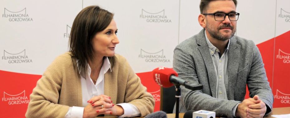 Joanna Pisarewicz, dyrektor FG oraz Przemysław Fiugajski, dyrektor artystyczny instytucji
