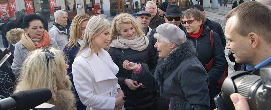 Kandydatka Ogórek w Gorzowie