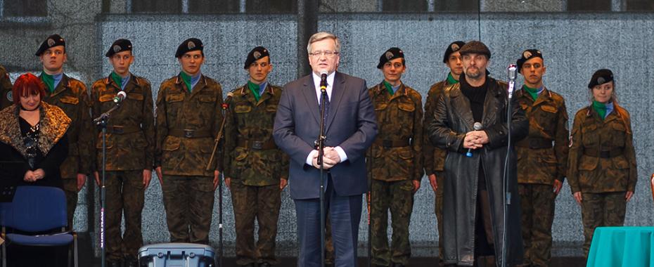 Komorowski w Gorzowie. Dziękował pionierom