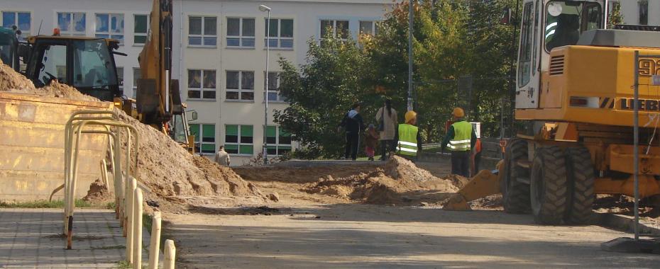 Na Wyczółkowskiego problemy, ale terminu mają dotrzymać