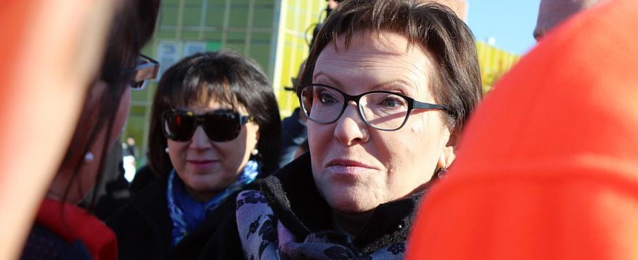 Premier Ewa Kopacz w Gorzowie! Chwaliła szpital za restrukturyzację, odwiedziła pacjentów