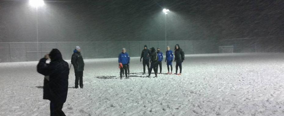 W kolejnym sparingu Stilonu wygrał śnieg