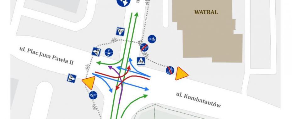 Z tym skrzyżowaniem jest coś nie tak. Dlatego miasto zapowiada korekty