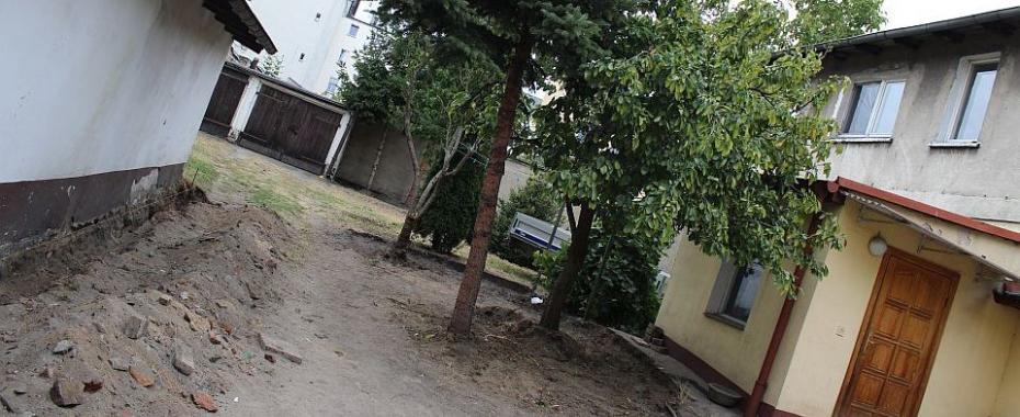 Skwer w centrum dla relaksu