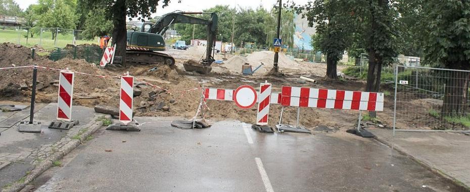 Paderewskiego / Narutowicza bez ruchu