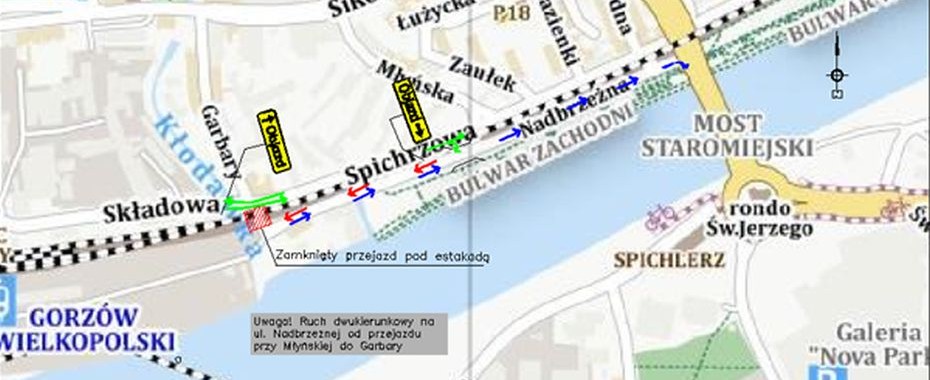 Ściągną stal z wiaduktu przy Garbary