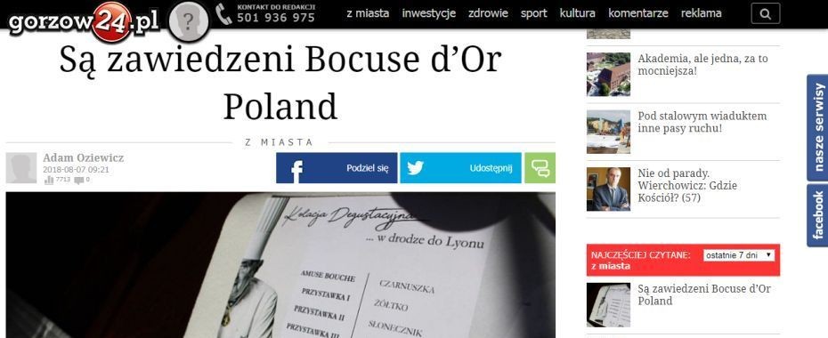 Oświadczenie redakcji