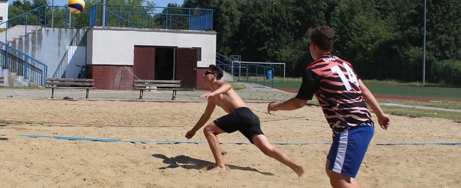 Ale skwar! Plażówka przy Puszkinie!