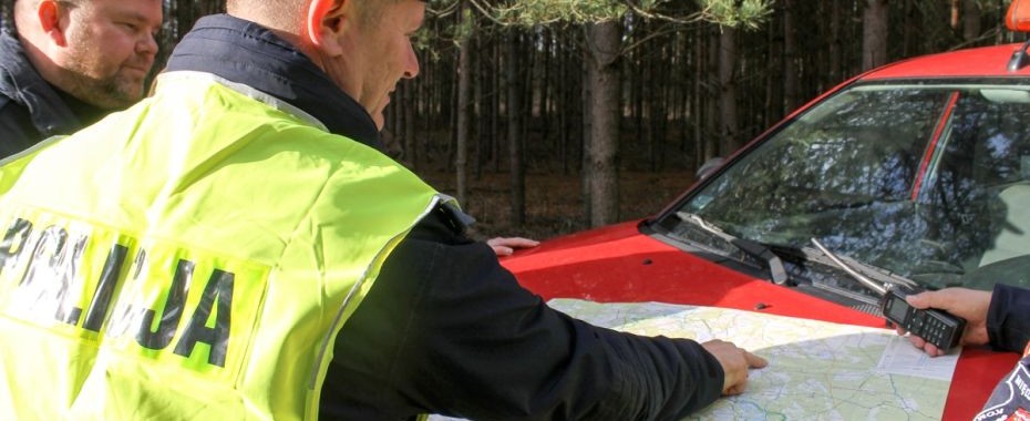 Akcja poszukiwawcza policji