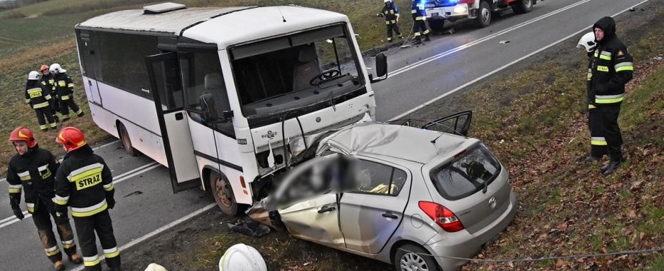 Straszny wypadek pod Strzelcami