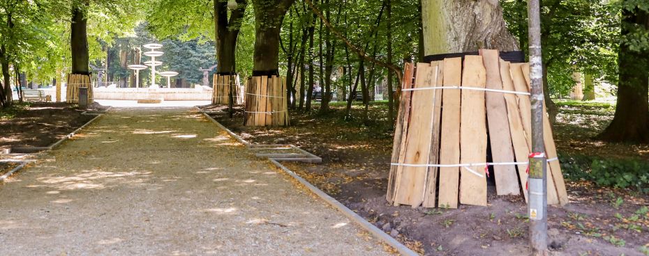 Nowe aleje i zieleń w parku Kopernika