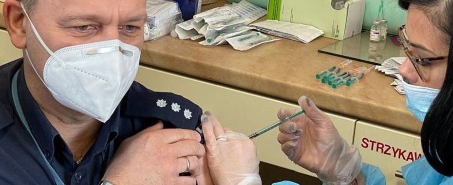 Policja w bezpośredniej walce z covidem