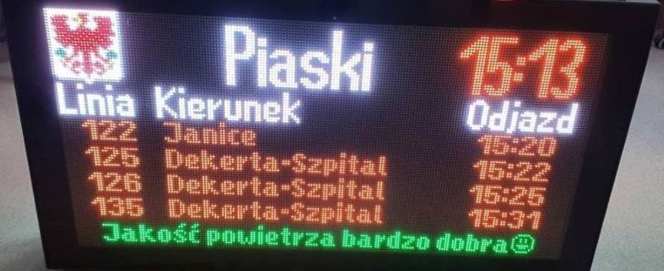 Ledowe tablice dla pasażerów zaświecą jesienią
