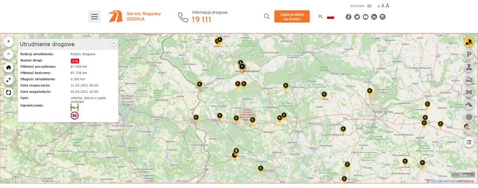 Od kilku dni jest strona kierowców