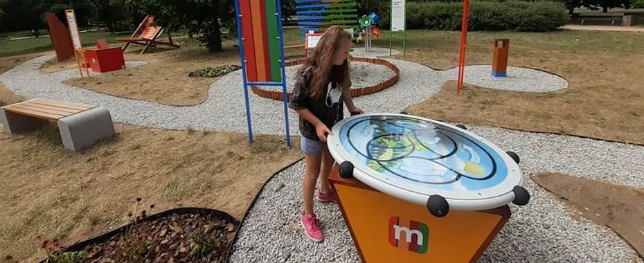 Intrygujący plac w parku Górczyńskim