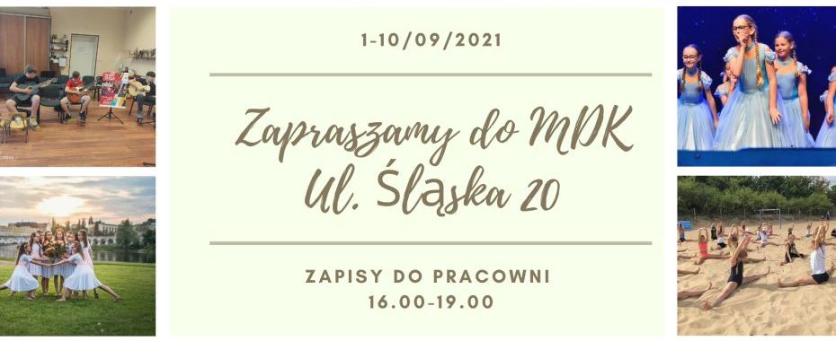 MDK zaczyna rok szkolny. Teraz zapisy