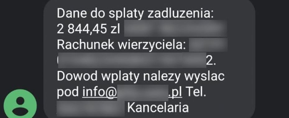 Kryminalni ostrzegają przed smsami od „prawników”