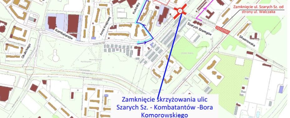 Uwaga kierowcy! Remont Kombatantów