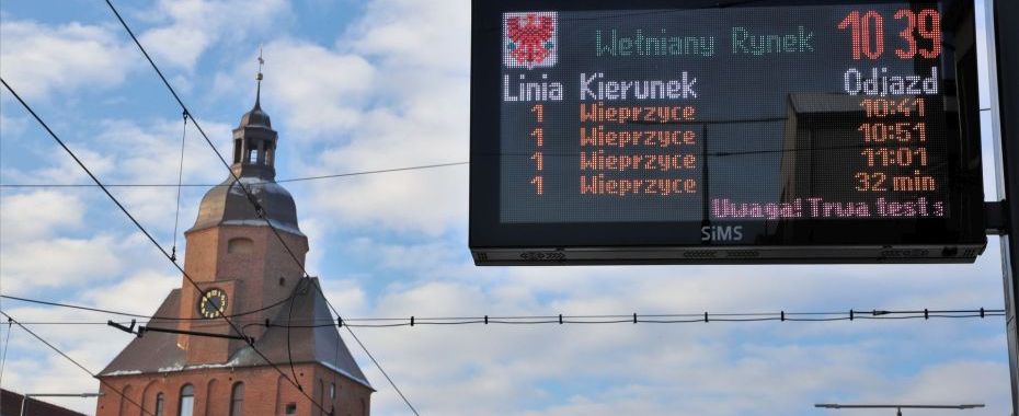 Trwają odbiory systemu informacji pasażerskiej