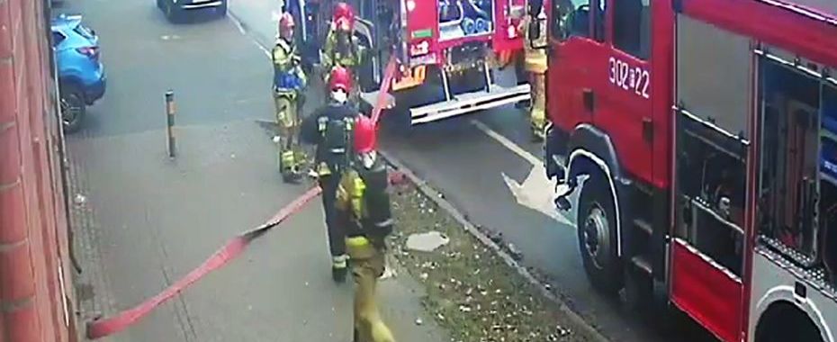 Akcja strażaków przy Walczaka [FILM]