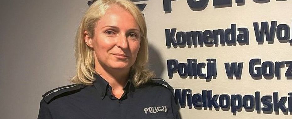 Nieprzeciętna odwaga i... sprawność policjantki