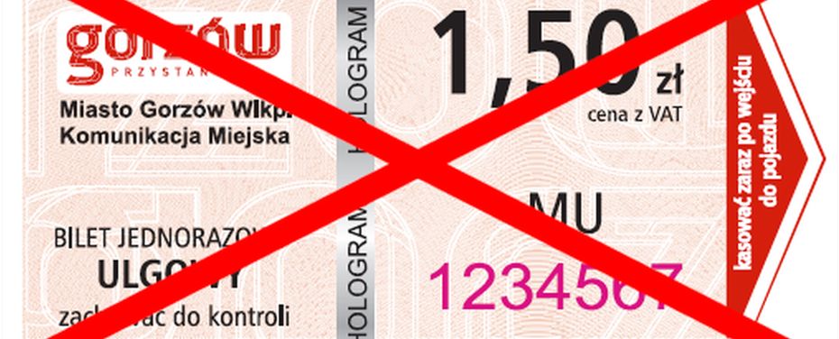 Z biletem z logo Przystań jedynie do końca roku