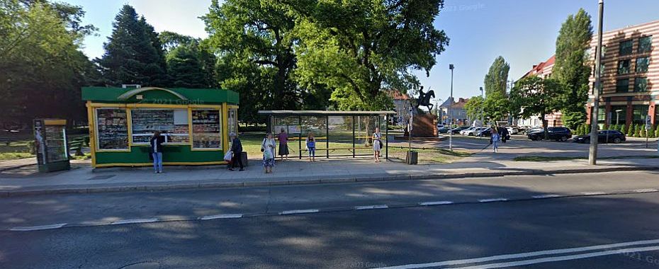 Зелена зупинка в центрі