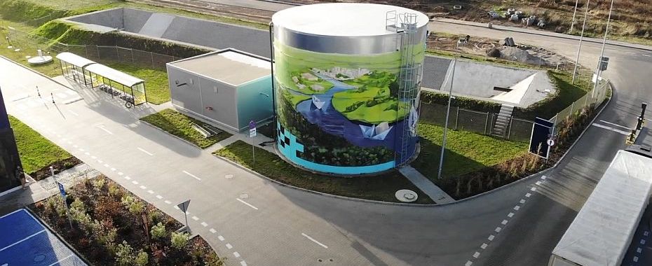 Ciekawy mural. Dlaczego akurat tam?