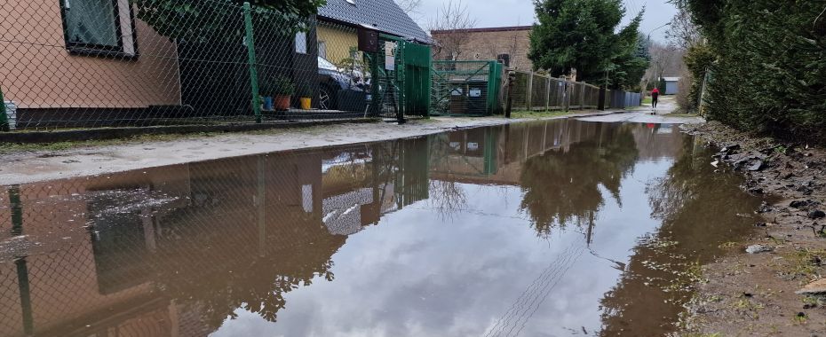 Na Krzyżowej po deszczu jest dramat
