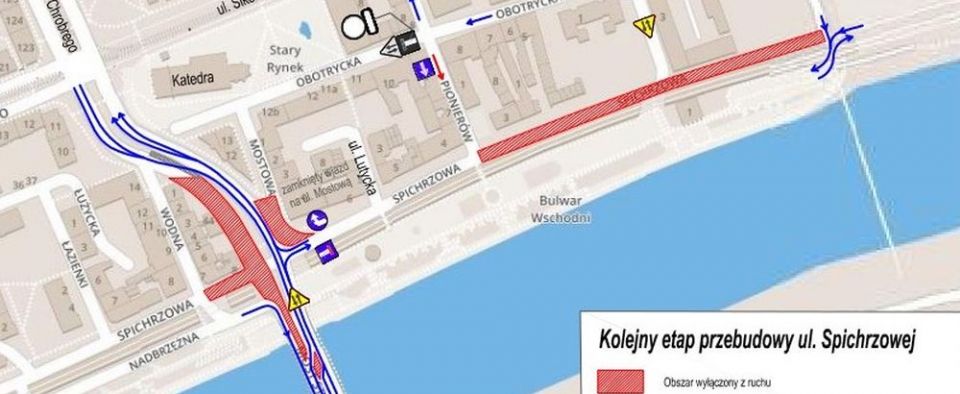 Za tydzień kolejny etap dla Spichrzowej