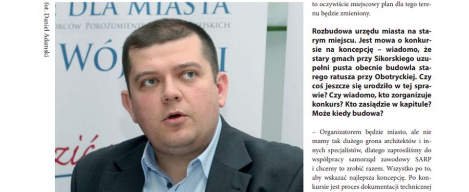 9 stycznia 2015 – pierwszy wywiad prezydenta Wójcickiego