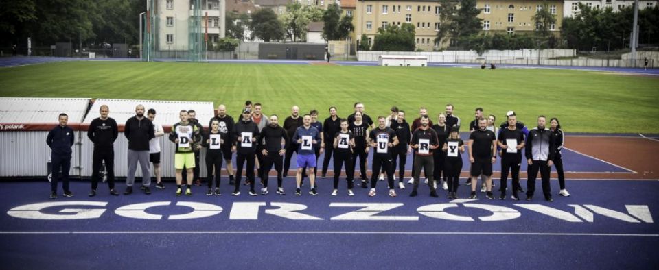 Cała komenda na bieżni. Gorzów wspiera kolegę z Zielonej Góry